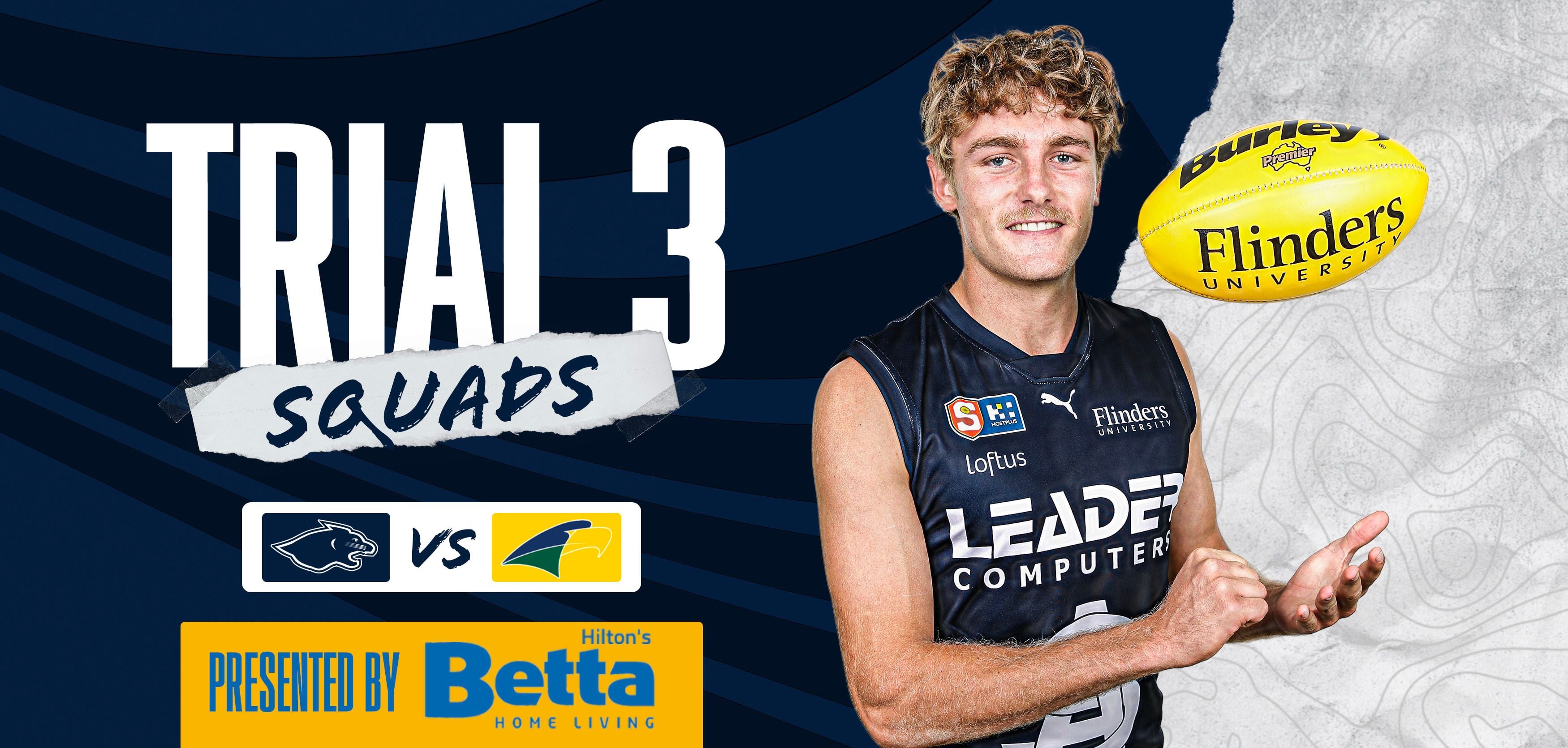 BETTA Squads Selection: Trial 3 v Eagles BETTA Squads Selection: Trial 3 v Eagles